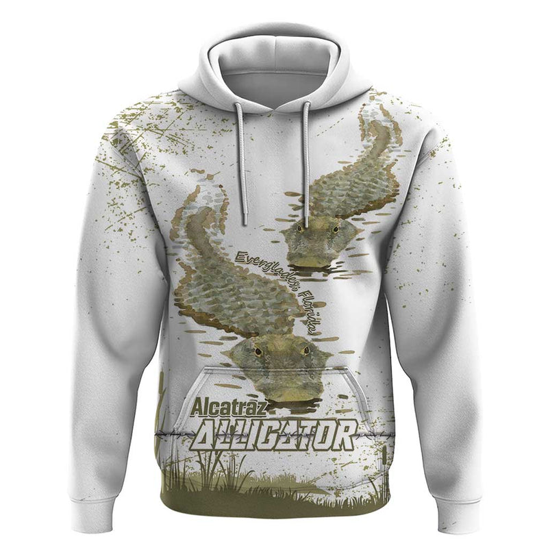 Everglades Florida Alligators Alcatraz Est 2025 Hoodie