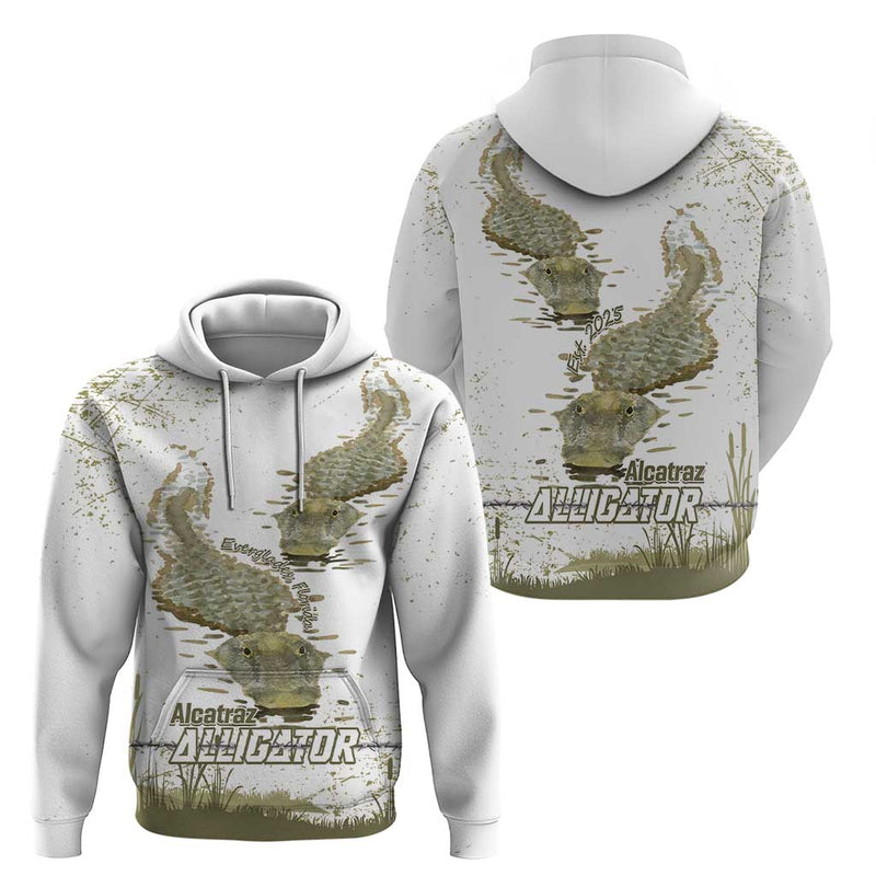 Everglades Florida Alligators Alcatraz Est 2025 Hoodie