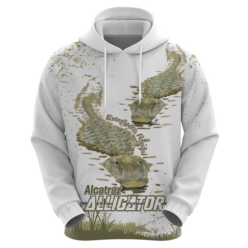 Everglades Florida Alligators Alcatraz Est 2025 Hoodie