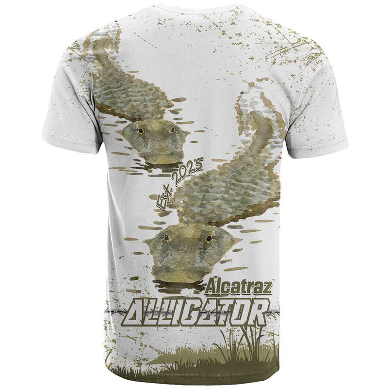 Everglades Florida Alligators Alcatraz Est 2025 T Shirt