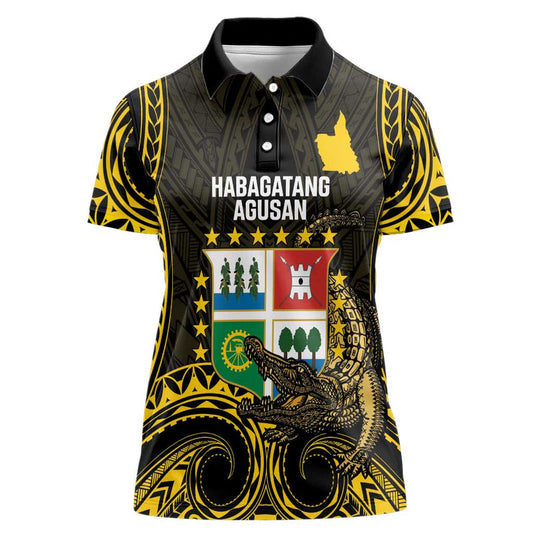 Agusan del Sur Philippines Habagatang Agusan Lolong Women Polo Shirt