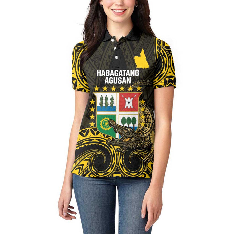Agusan del Sur Philippines Habagatang Agusan Lolong Women Polo Shirt