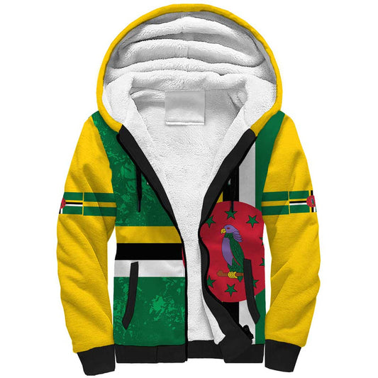 Custom Dominica Football 2025 Go Dominik Sherpa Hoodie