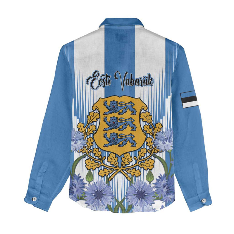 Estonia Independence Day Head Eesti Vabariigi Aastapaeva! Women Casual Shirt