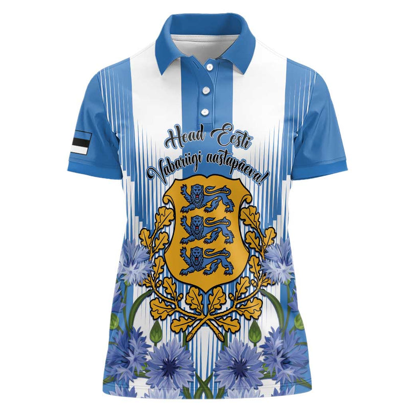 Estonia Independence Day Head Eesti Vabariigi Aastapaeva! Women Polo Shirt
