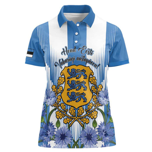 Estonia Independence Day Head Eesti Vabariigi Aastapaeva! Women Polo Shirt