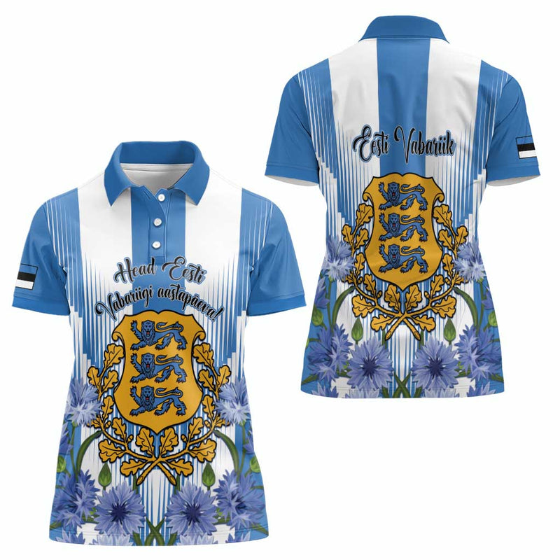 Estonia Independence Day Head Eesti Vabariigi Aastapaeva! Women Polo Shirt