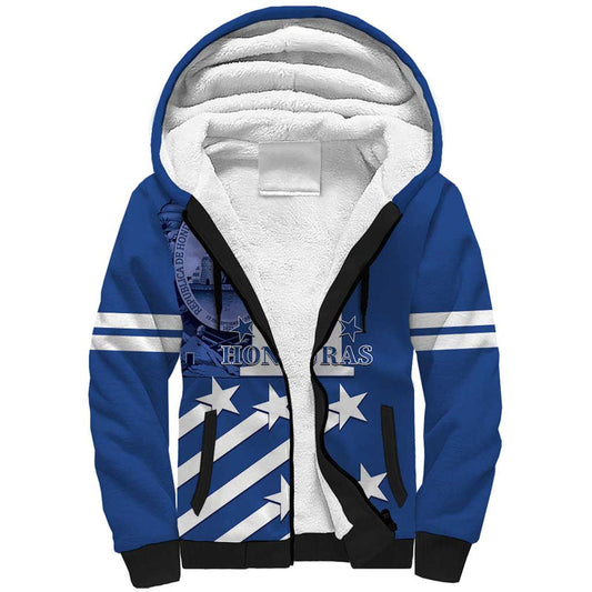 Custom Honduras Football 2025 Vamos Los Catrachos Sherpa Hoodie