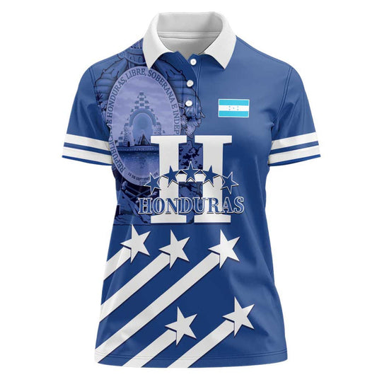Custom Honduras Football 2025 Vamos Los Catrachos Women Polo Shirt