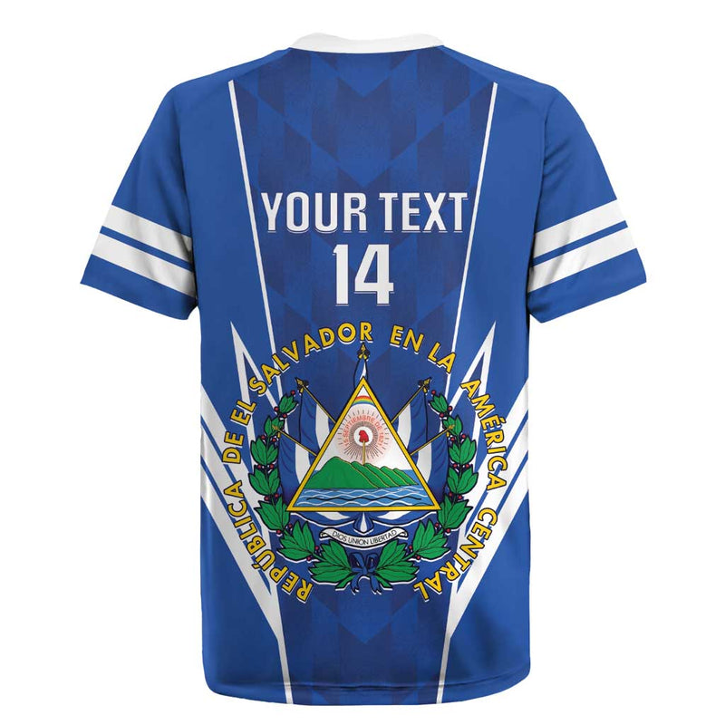 Custom El Salvador Football 2025 Vamos La Selecta Rugby Jersey