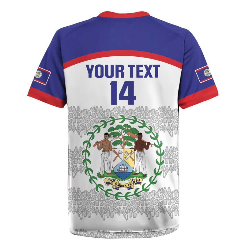 Custom Belize Football 2025 Go Jaguars Rugby Jersey