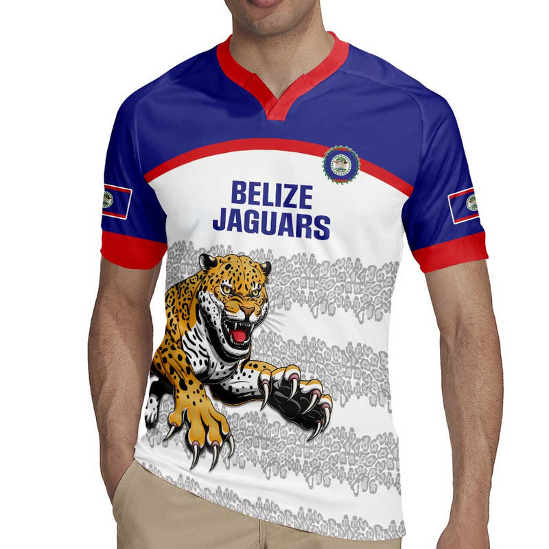 Custom Belize Football 2025 Go Jaguars Rugby Jersey