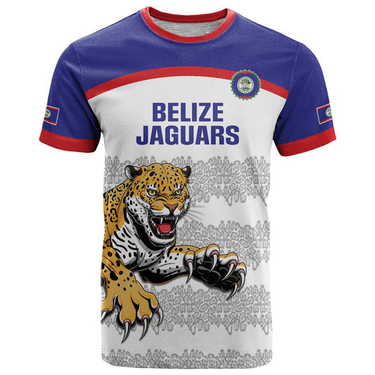 Custom Belize Football 2025 Go Jaguars T Shirt