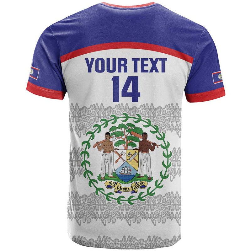 Custom Belize Football 2025 Go Jaguars T Shirt