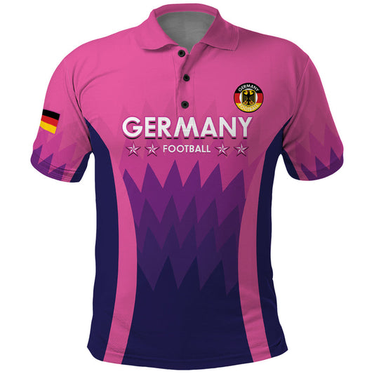 Custom Germany Football 2024 Nationalelf - Pink Version Polo Shirt