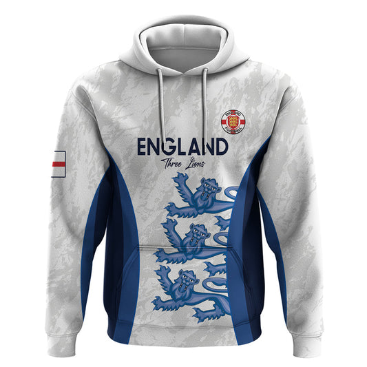 Custom England Football 2024 Go Champions Three Lions Hoodie