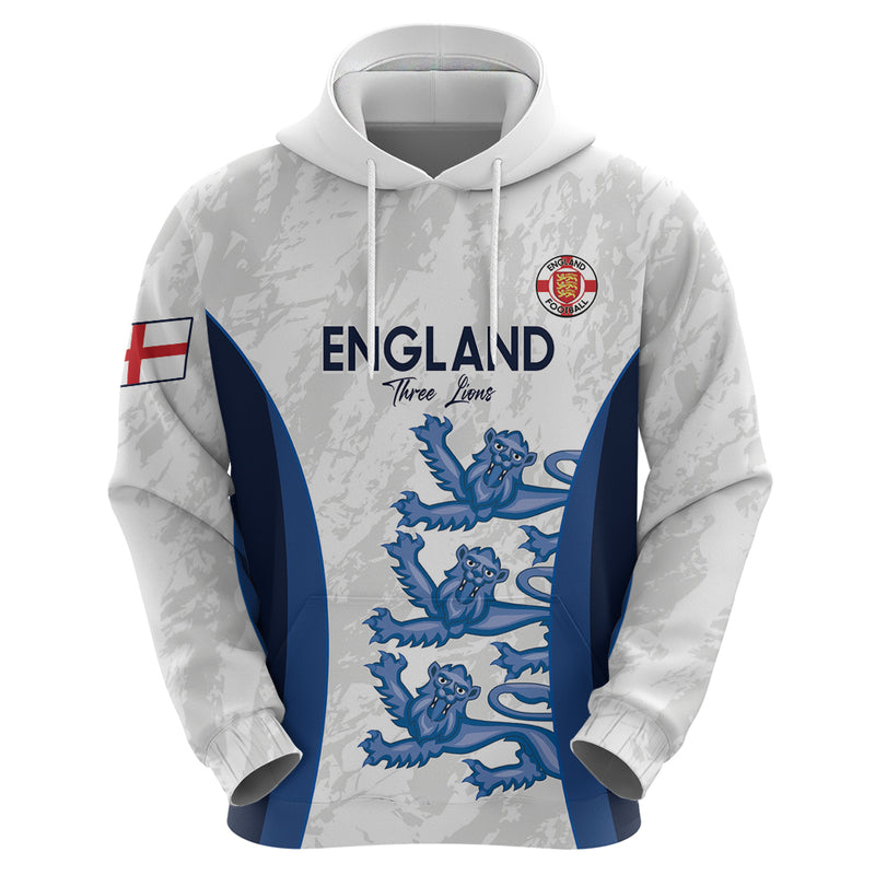 Custom England Football 2024 Go Champions Three Lions Hoodie