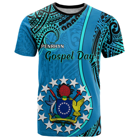 13 March Penrhyn Island Gospel Day Cook Islands Tribal Pattern T Shirt