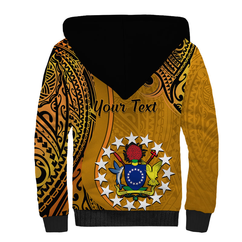 15 August Rakahanga Island Gospel Day Cook Islands Tribal Pattern Sherpa Hoodie