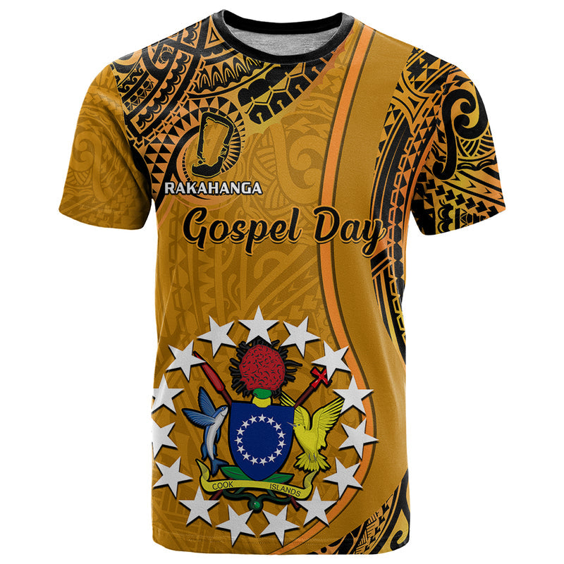 15 August Rakahanga Island Gospel Day Cook Islands Tribal Pattern T Shirt