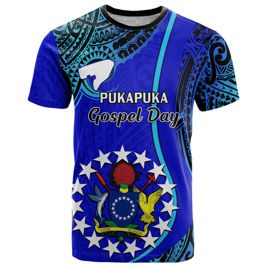 8 December Pukapuka Island Gospel Day Cook Islands Tribal Pattern T Shirt