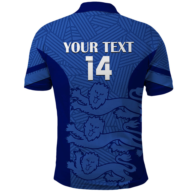 Custom England Football Go Lionesses 2023 World Cup Polo Shirt
