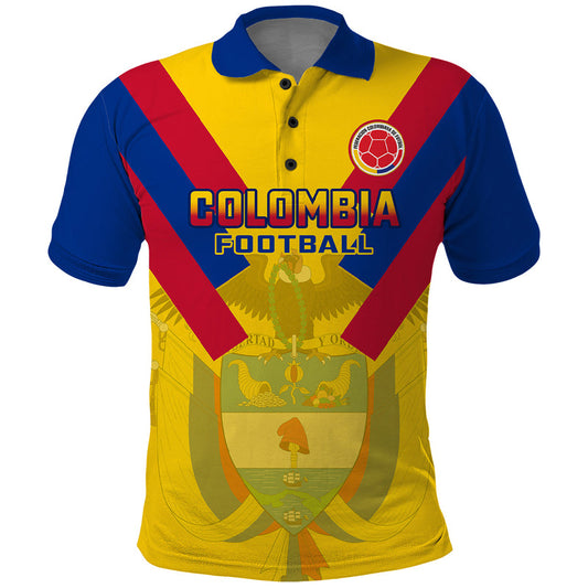Custom Colombia Football Las Chicas Superpoderosas 2023 World Cup Polo Shirt
