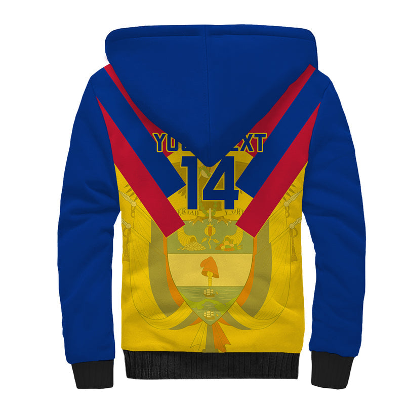 Custom Colombia Football Las Chicas Superpoderosas 2023 World Cup Sherpa Hoodie