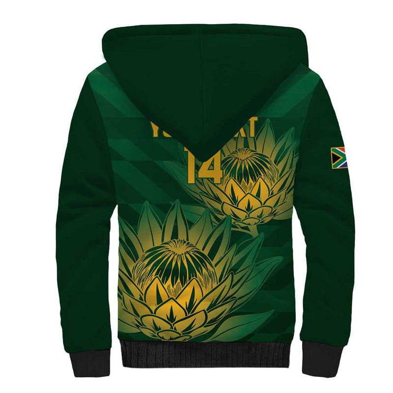Custom South Africa Cricket Go Champions Proteas Sherpa Hoodie