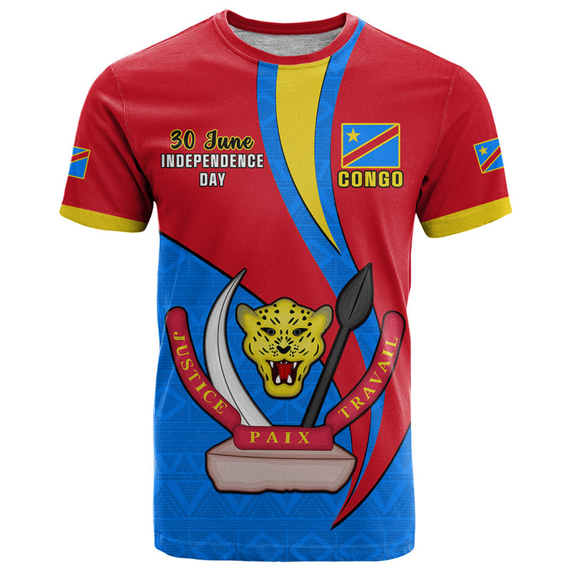 30 June Democratic Republic of the Congo Independence Day Happy 63rd Anniversary T Shirt