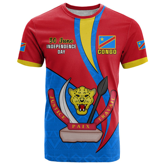 30 June Democratic Republic of the Congo Independence Day Happy 63rd Anniversary T Shirt