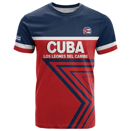 Custom Cuba Football 2025 Los Leones del Caribe T Shirt