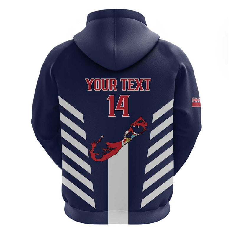 Custom Bermuda Football 2025 Go Gombey Warriors - Blue Hoodie