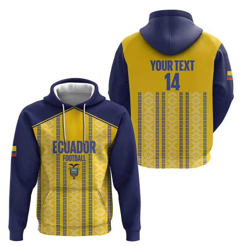 Custom Ecuador Football 2025 Come On La Tricolor Hoodie