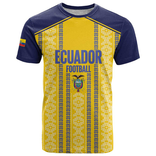 Custom Ecuador Football 2025 Come On La Tricolor T Shirt
