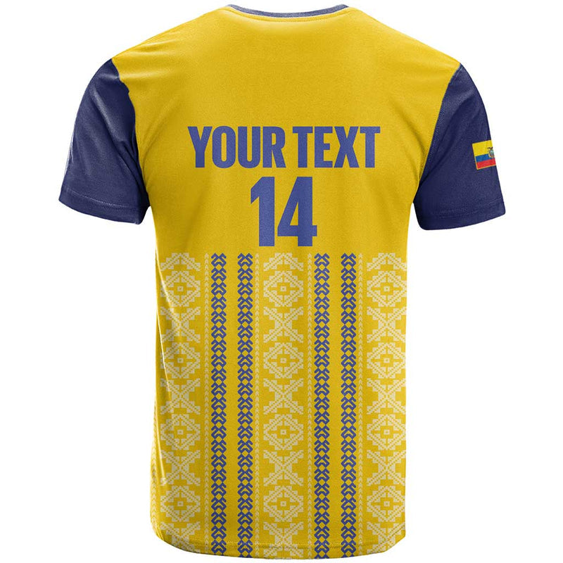 Custom Ecuador Football 2025 Come On La Tricolor T Shirt