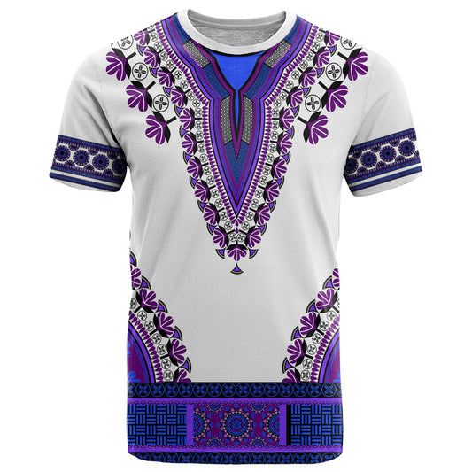 Africa African Dashiki Royal Purple Version T Shirt