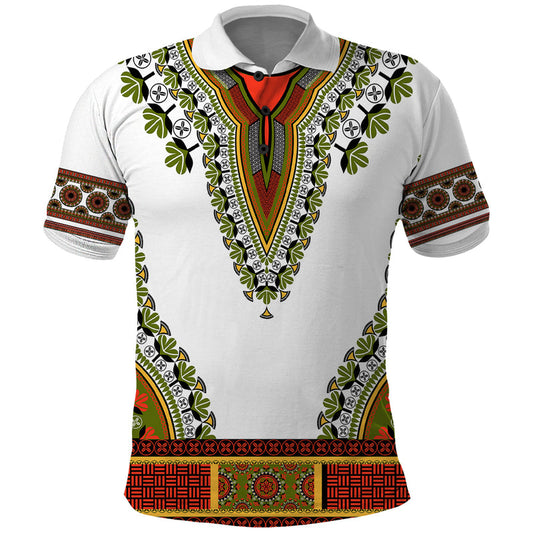 Africa African Dashiki Royal Gold Version Polo Shirt