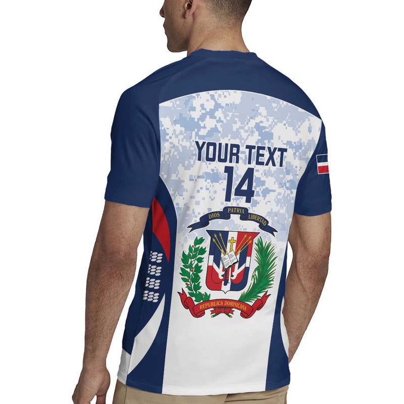 Custom Dominican Republic Football Vamos Los Quisqueyanos Rugby Jersey