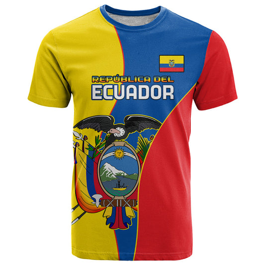 Custom Ecuador Ecuadorian Independence Day 10 August Proud T Shirt
