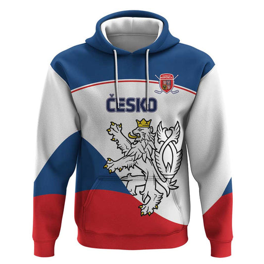 Custom Czech Republic Hockey 2024 Go Czechia Hoodie