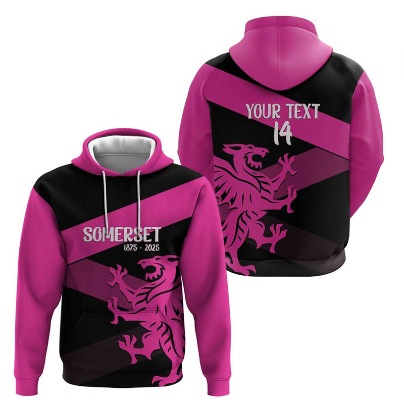 Custom Somerset Cricket 150 Years of Anniversary Hoodie