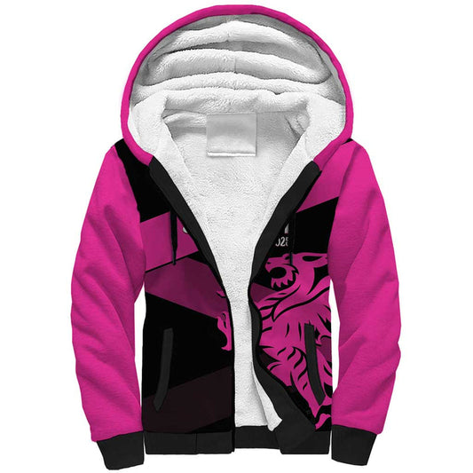 Custom Somerset Cricket 150 Years of Anniversary Sherpa Hoodie