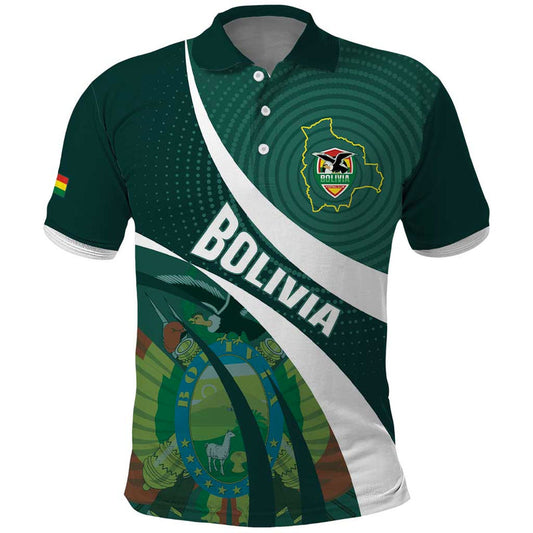Custom Bolivia Football La Verde Sporty Curves Style Polo Shirt