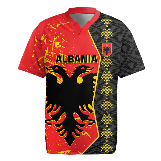 Albania Independence Day Albanian Proud - Flag Color Rugby Jersey