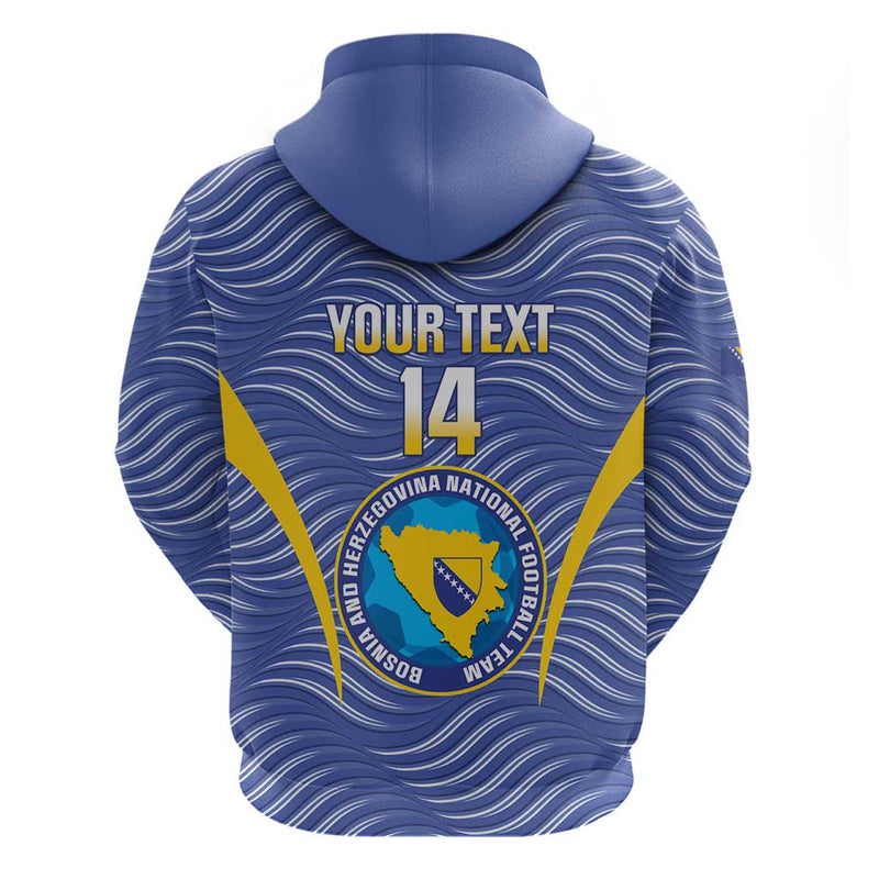 Custom Bosnia and Herzegovina Football Come On Zmajevi Hoodie