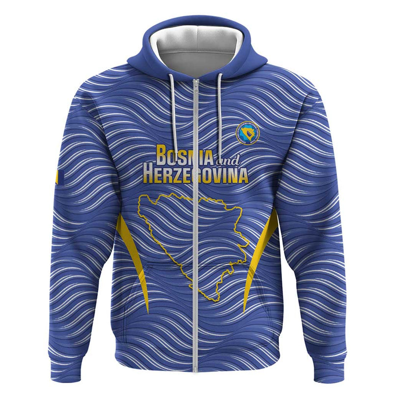 Custom Bosnia and Herzegovina Football Come On Zmajevi Hoodie