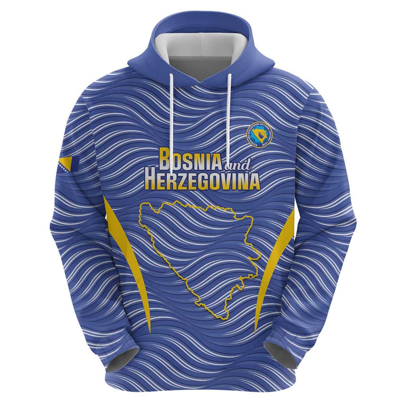 Custom Bosnia and Herzegovina Football Come On Zmajevi Hoodie