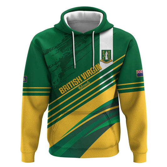 Custom British Virgin Islands Football Come On Nature Boys Hoodie