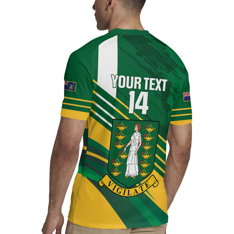 Custom British Virgin Islands Football Come On Nature Boys Rugby Jersey